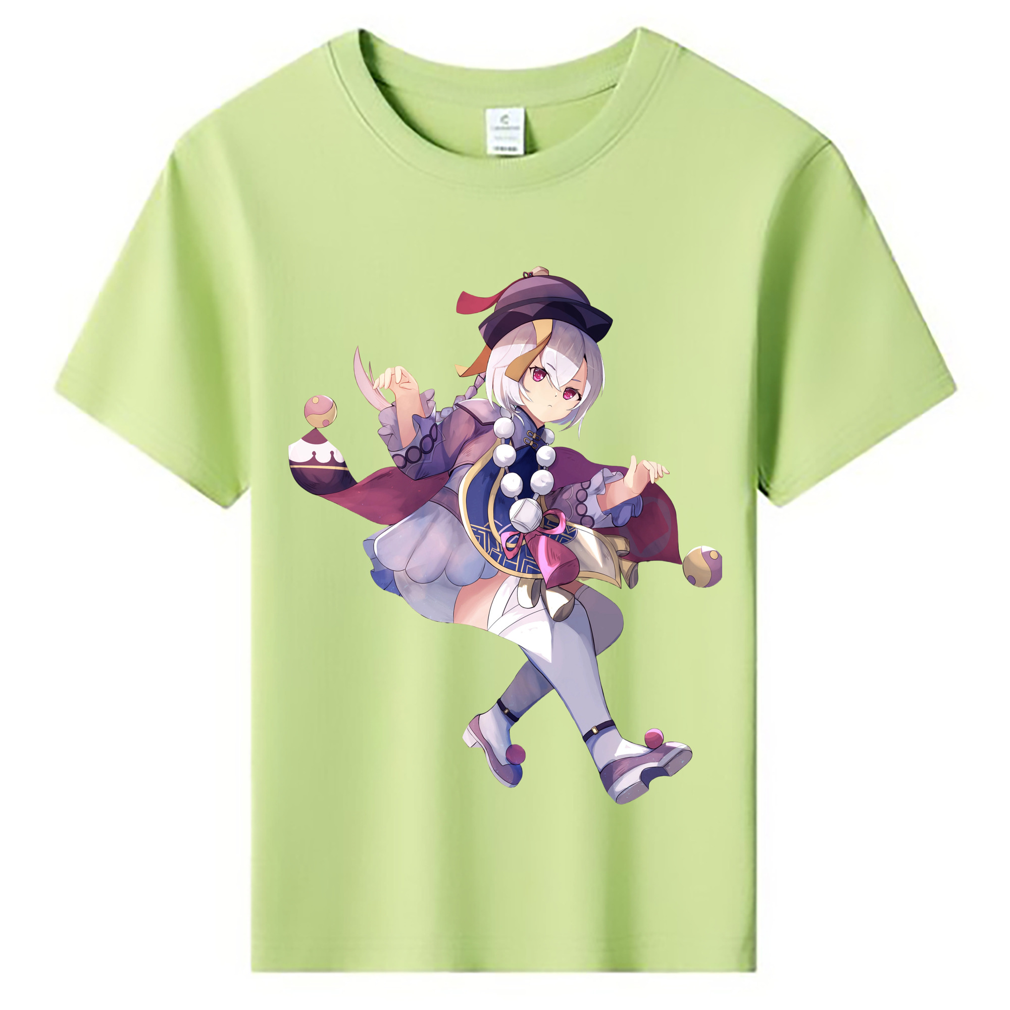 げんし神 七七 なな  genshin Nana 綿100％キッズTシャツ（フロントプリント）